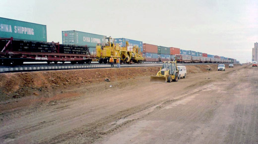 Asphalt selected for railroad trackbeds