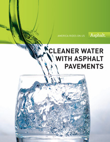 Paper explains asphalt's cleaner water benefits