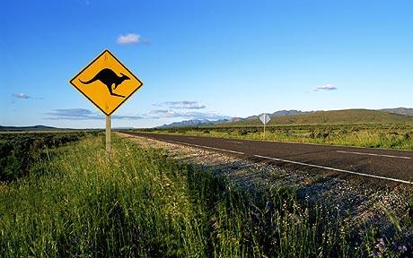 Asphalt is the pavement of choice in Australia