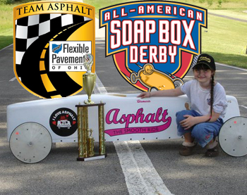 Team Asphalt competes in Ohio soap box derby